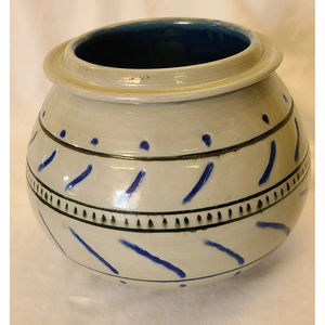 Studio Pottery Mexico / Southwest Native American style art deco hand painted